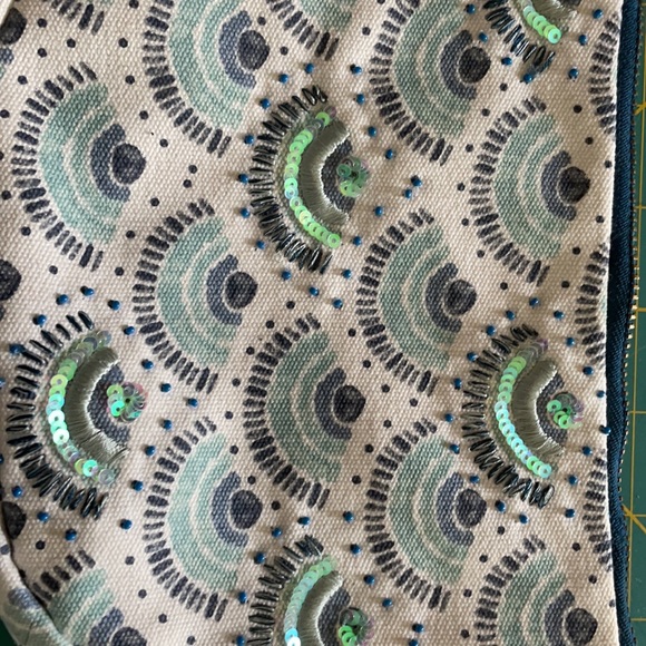 Blue beaded bag - Picture 3 of 9